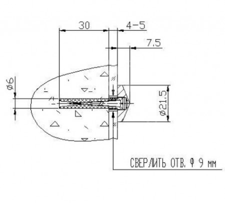 derzhatel-501-001d-d22mm-serebro