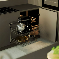 Волшебный угол MAXIMA CLASSIC SPACE Linia 1100-1200 (фасад 600), универсальный L/P, металл графит, Rejs, WE31.0085.01.924